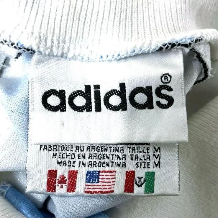 adidas 90s ヴィンテージ 97年 アルゼンチン代表 ユニフォーム M