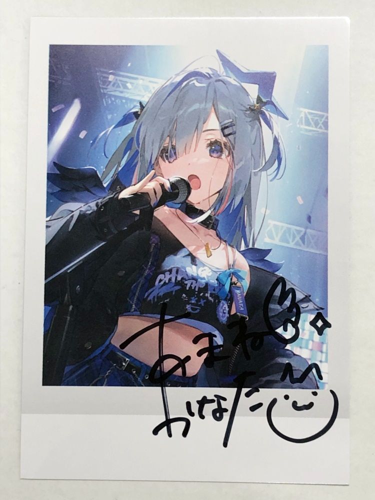 かなた 誕生記念2023 直筆サイン入りチェキ風ブロマイドカード