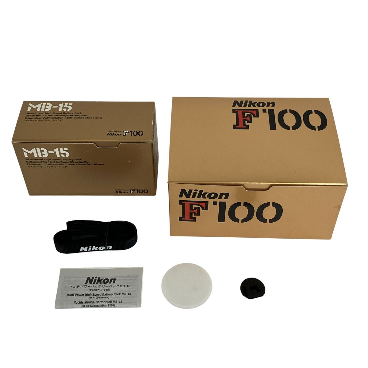 Nikon F100 フィルム カメラ ボディ MB-15 パワーバッテリーパック セット 一眼レフ ニコン ジャンク Y10479923