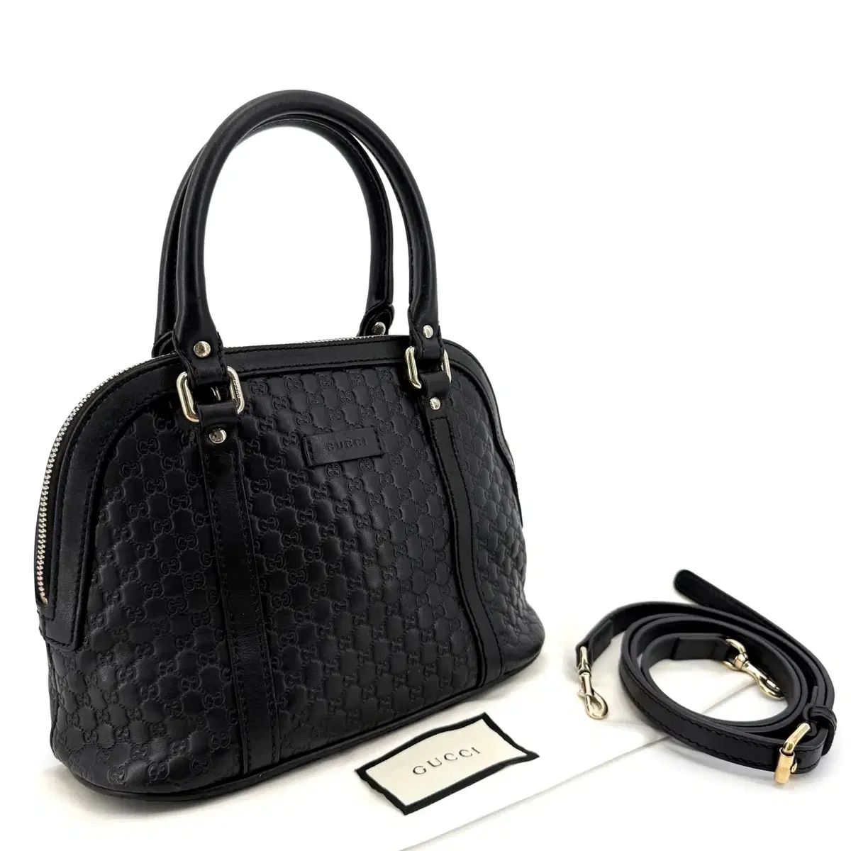 GUCCI(グッチ) マイクロシマ ミニドーム トートバッグ 兼 クロス