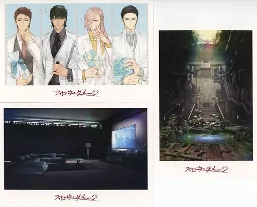 スロウ・ダメージ くじメイト E賞 アートワーク ポストカードセット など スロウダメージ くじメイト E賞 アートワーク ポストカード