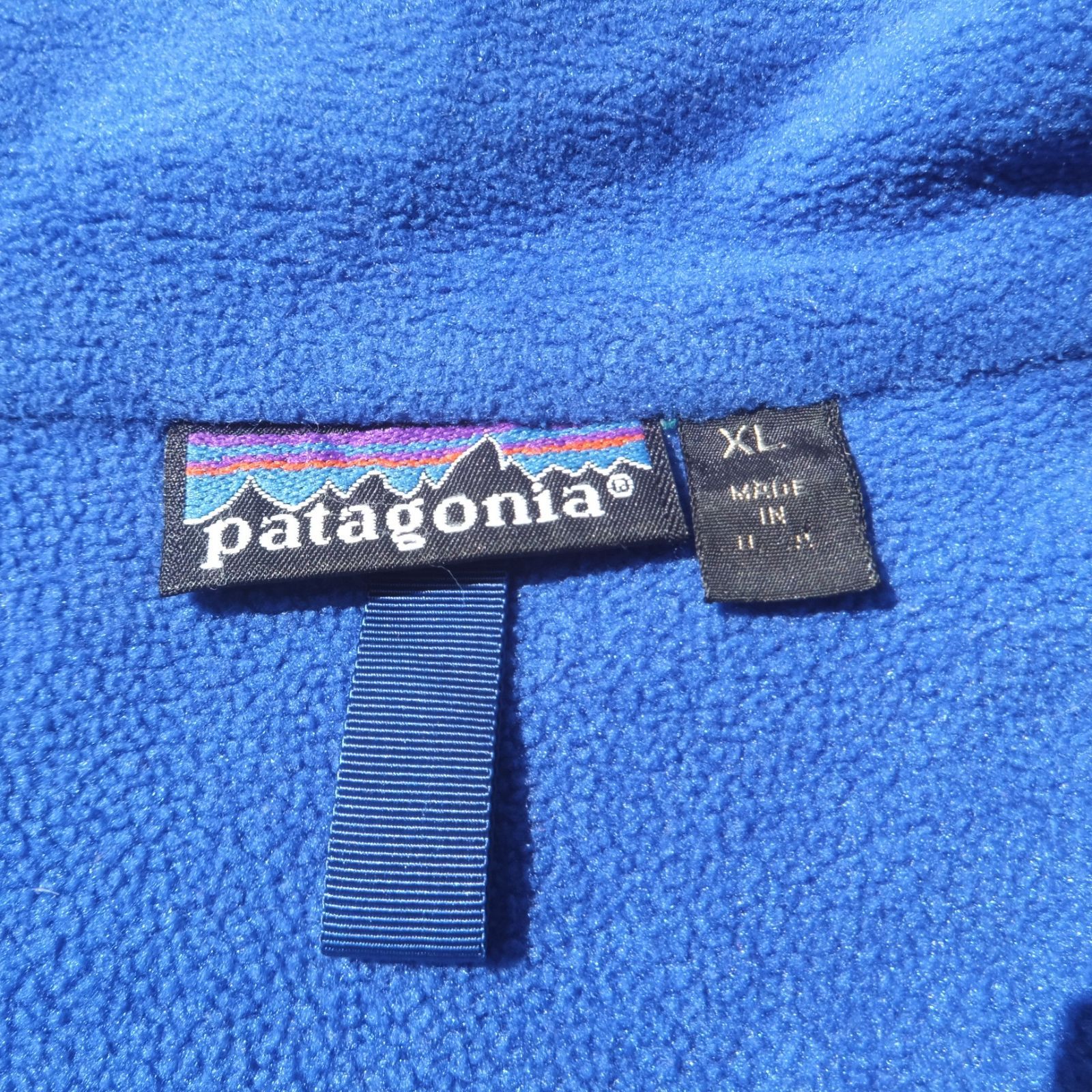 【美品】パタゴニア　シェルドシンチラジャケット　S~Mサイズ相当 USA製 89年 patagonia Shelled Synchilla Jacket 紫灰 M 80s