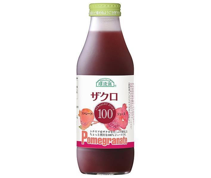 マルカイ シチリア産 ザクロ 500ml瓶×12本入｜ ザクロジュース ざくろ 柘榴 ザクロ 果汁