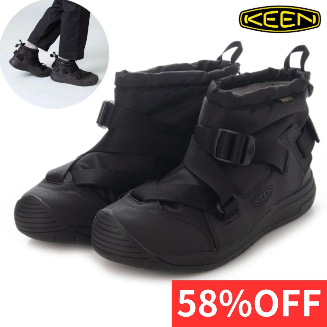 !! キーン 定価19 800円 1025476 フッドゼラ HOODZERRA ブラック 黒 メンズ アウトドア メンズシューズ 靴 KEEN シューズ ブーツ ショートブーツ ウィンターブーツ 防寒 防水 27.5 cm