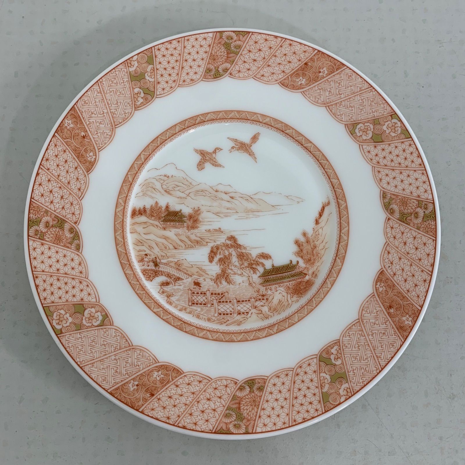 NIKKO ニッコー 食器 KUTANI ART COLLECTION 福島武山 高台茶碗 赤絵
