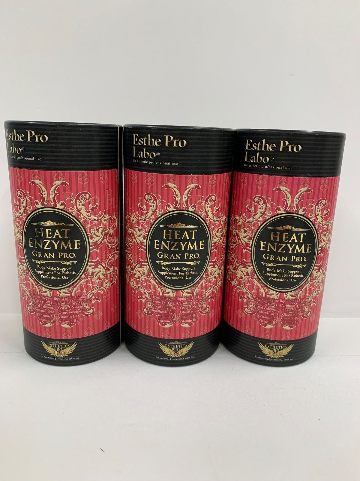 A6588 エステプロラボ ヒートエンザイム グランプロ ラズベリーフレーバー 36g 1.2g×30包 ×3点 2612