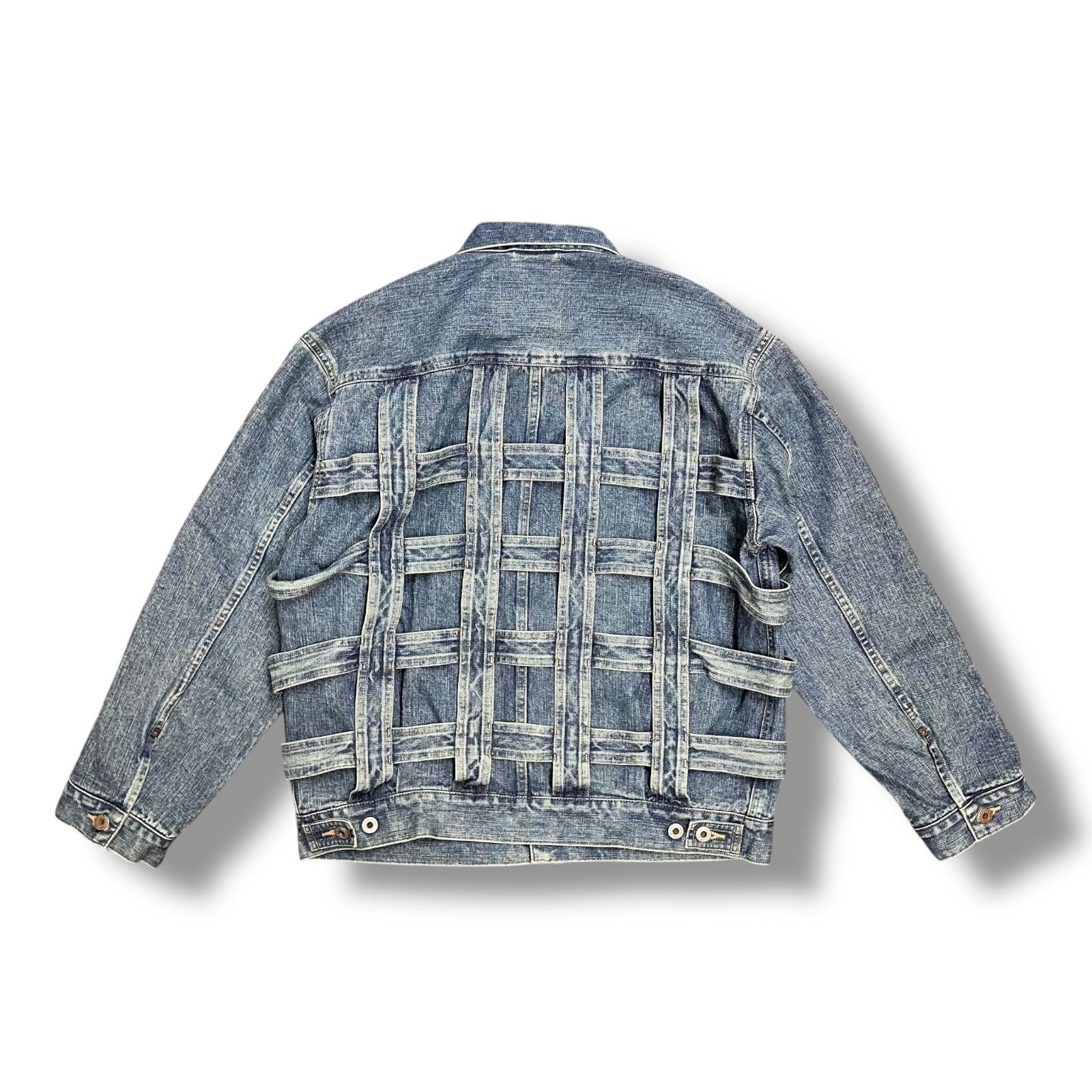 イエスタデイズトゥモロー 　デニムジャケット Gジャン 参考上代82500円 未使用品 SUGARHILL 24AW CAGED DENIM JACKET