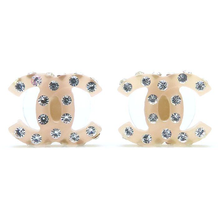 CHANEL シャネル ココマーク ピアス マルチカラーラインストーン