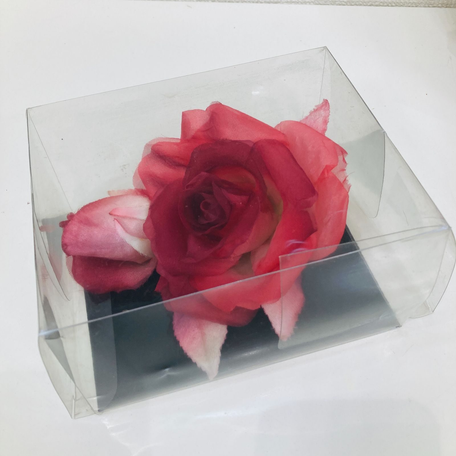 A【中古】薔薇 バラ ブローチ コサージュ かんざし アクセサリー 昭和