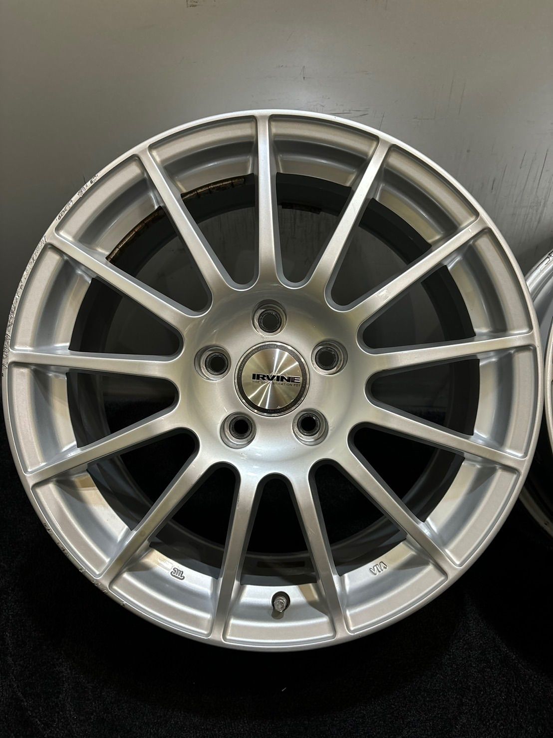 TAS IRVINE 17インチ 7.5J 45 112 5H アルミホイール 4本 VW ゴルフ アウディ A4 2-K208