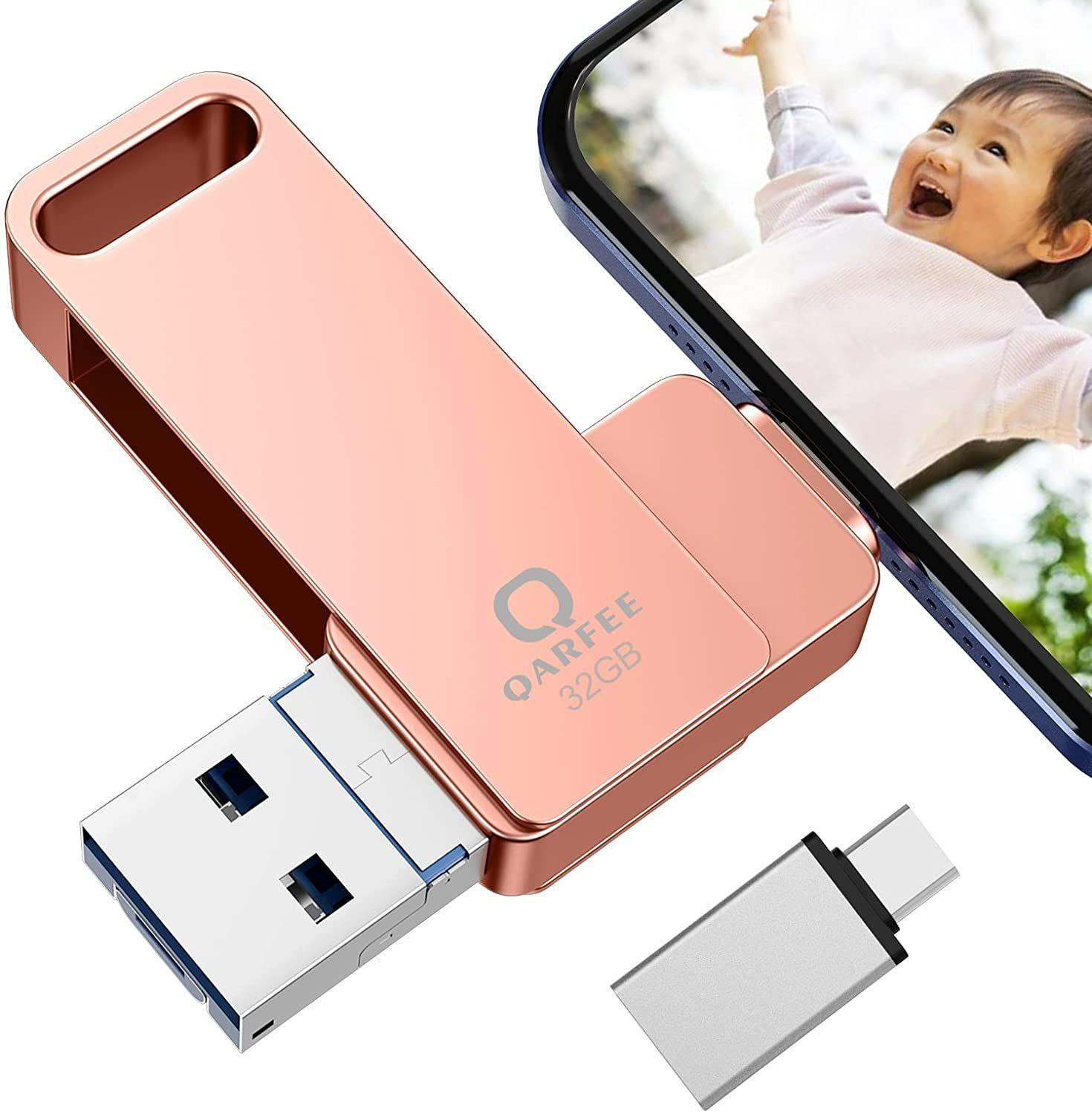 32GB/４in1 usbメモリー フラッシュドライブAndrd PC IOS - メルカリ