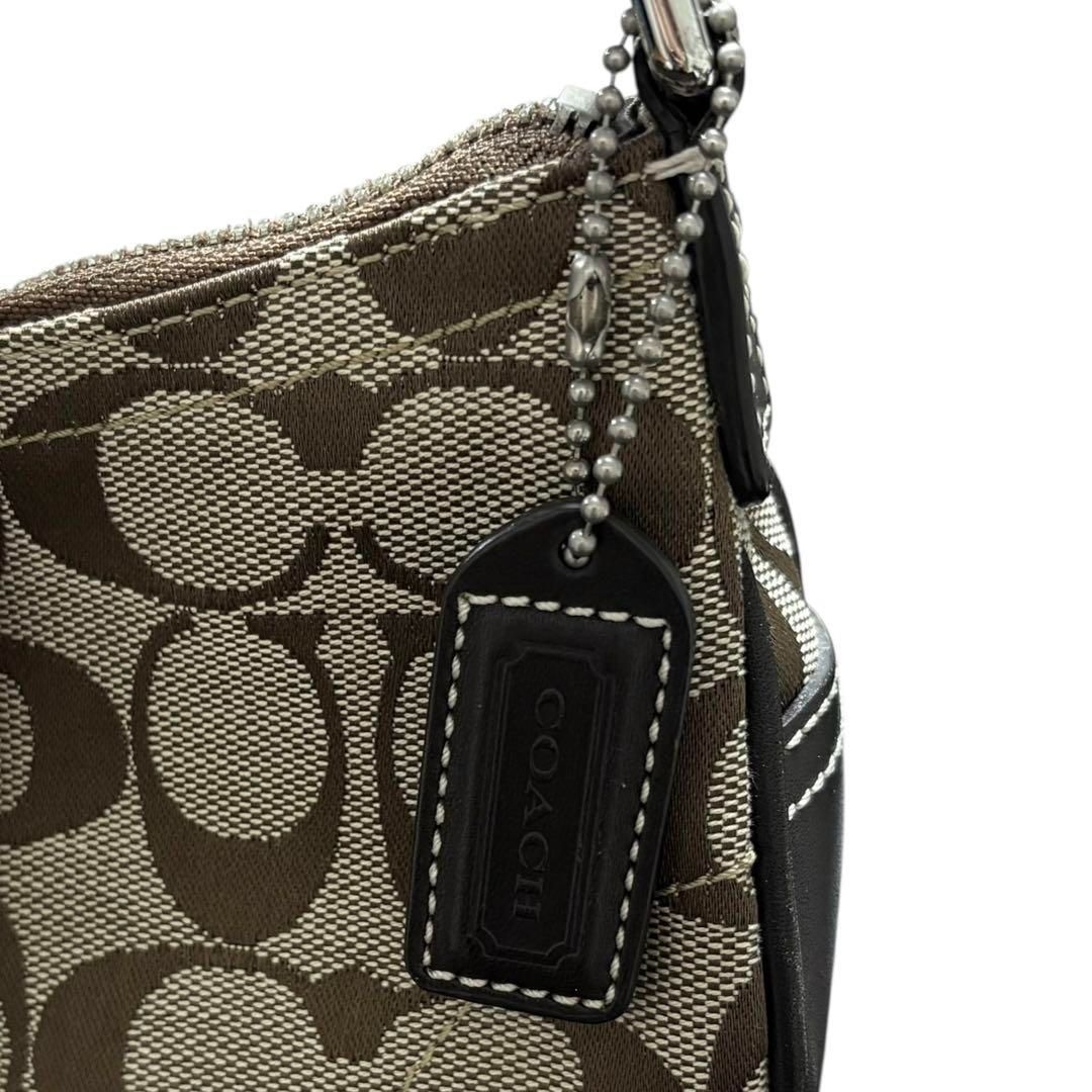 未使用 COACH コーチ ソーホー シグネチャー 6362 アクセサリーポーチ 未使用級✨】COACH コーチ アクセサリーポーチ 黒 ソーホー 6362