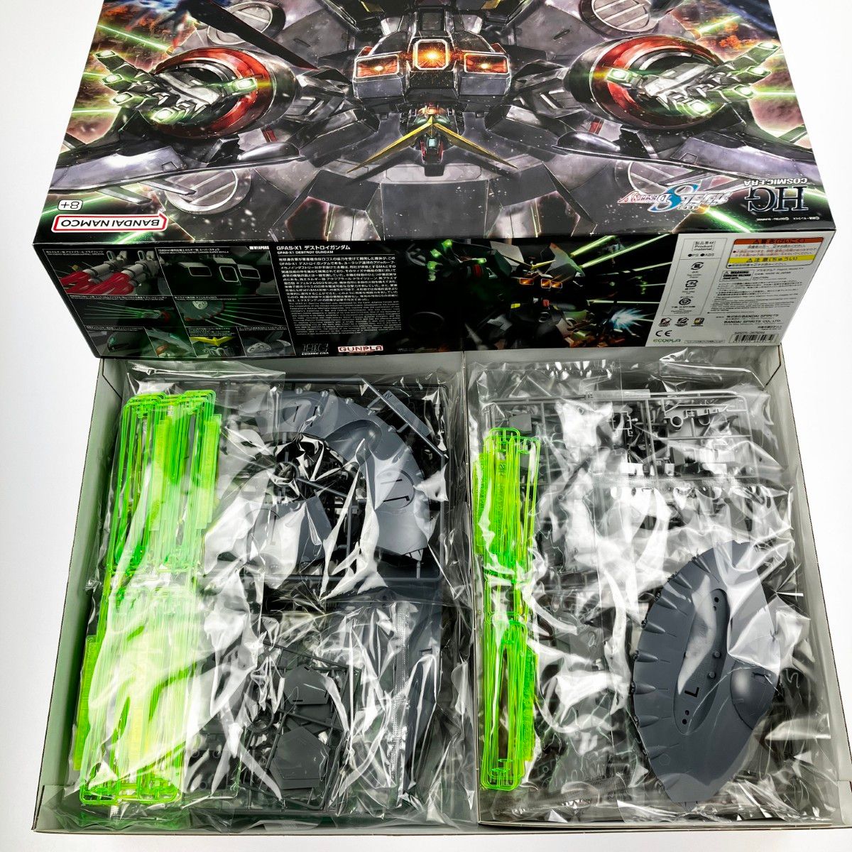 ▽▽バンダイスピリッツ HGCE 1|144 デストロイガンダム 未組立品