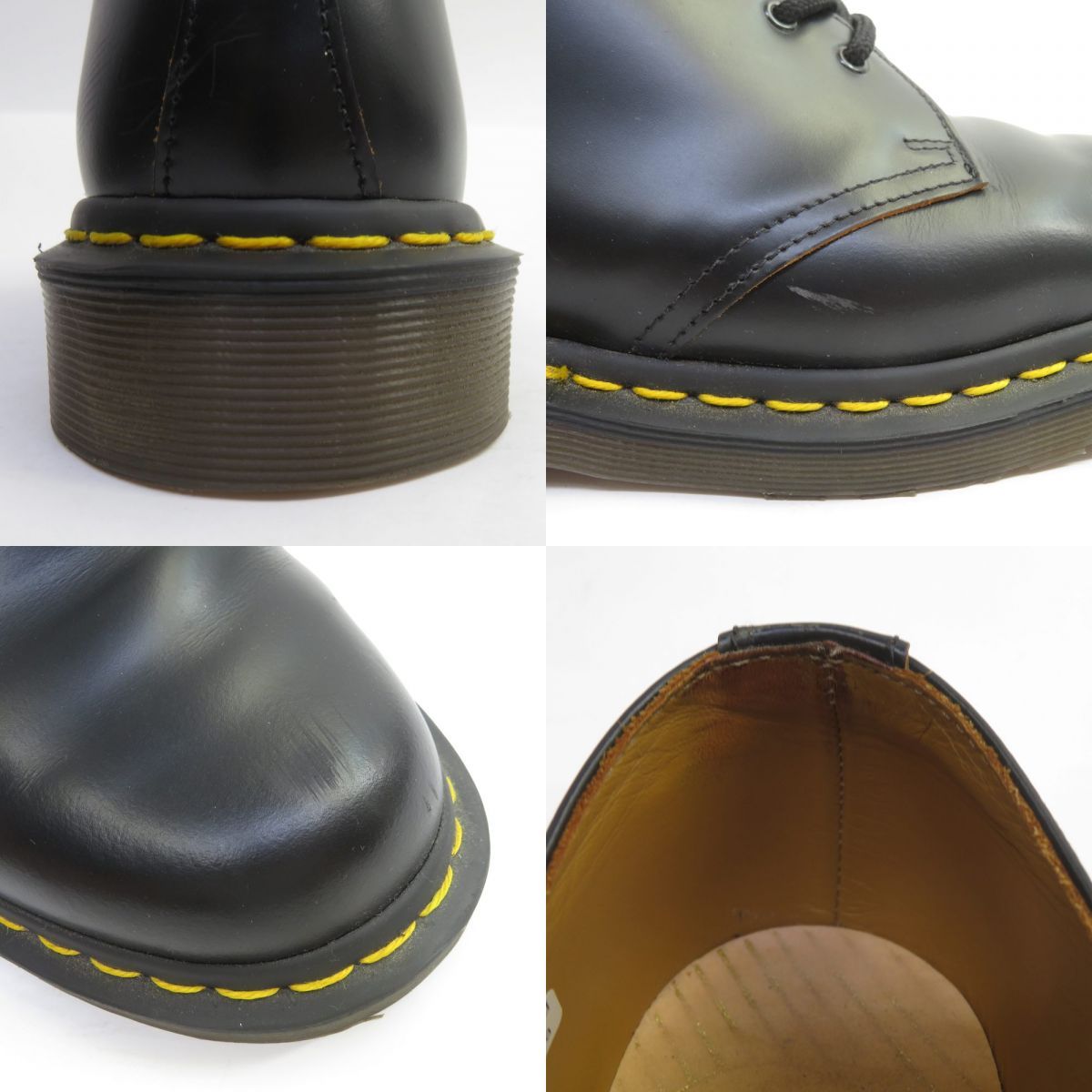 【極美品】Dr.Martensドクターマーチン3ホール 革靴26cm UK7.0 Dr. Martens 3ホール チェリーレッド 革靴 UK7 ローファー