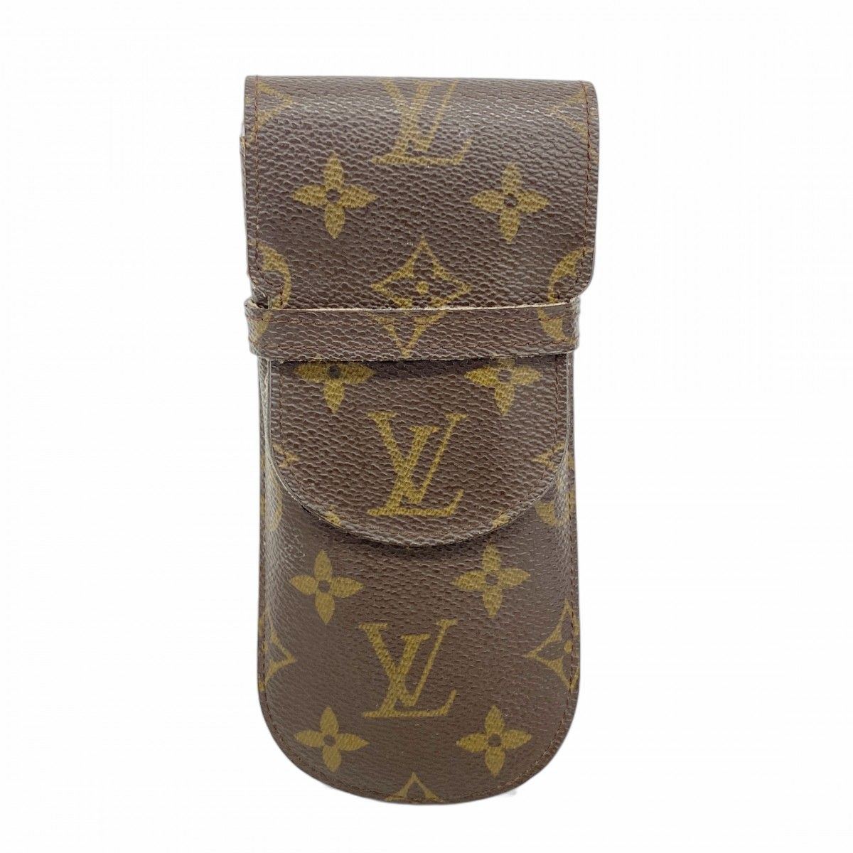 5ic3771 ルイヴィトン メガネケース モノグラム エテュイリュネットラバ M62970 ブラウン メンズ レディース ユニセックス