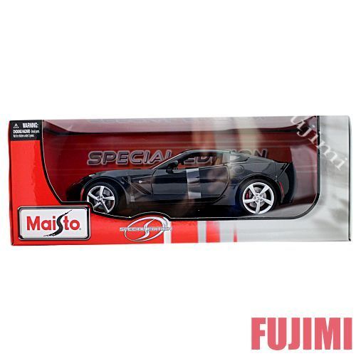 Maisto (マイスト) 2014 Chevrolet Corvette Stingray C7 1/18 ブルー