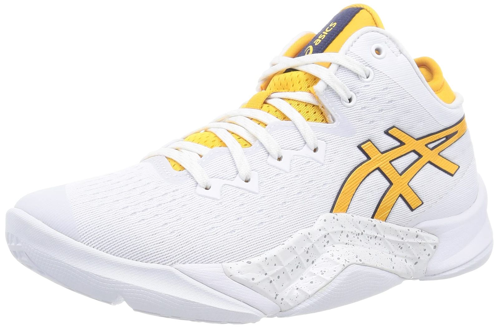 ASICS バスケットボールシューズ ホワイト/イエロー