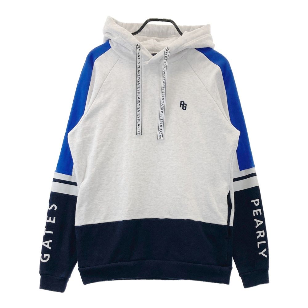美品！PEARLY GATES パーリーゲイツ　ゴルフパーカーサイズ5 日本製 サイズ：5 PEARLY GATES パーリーゲイツ スウェットパーカー グレー系