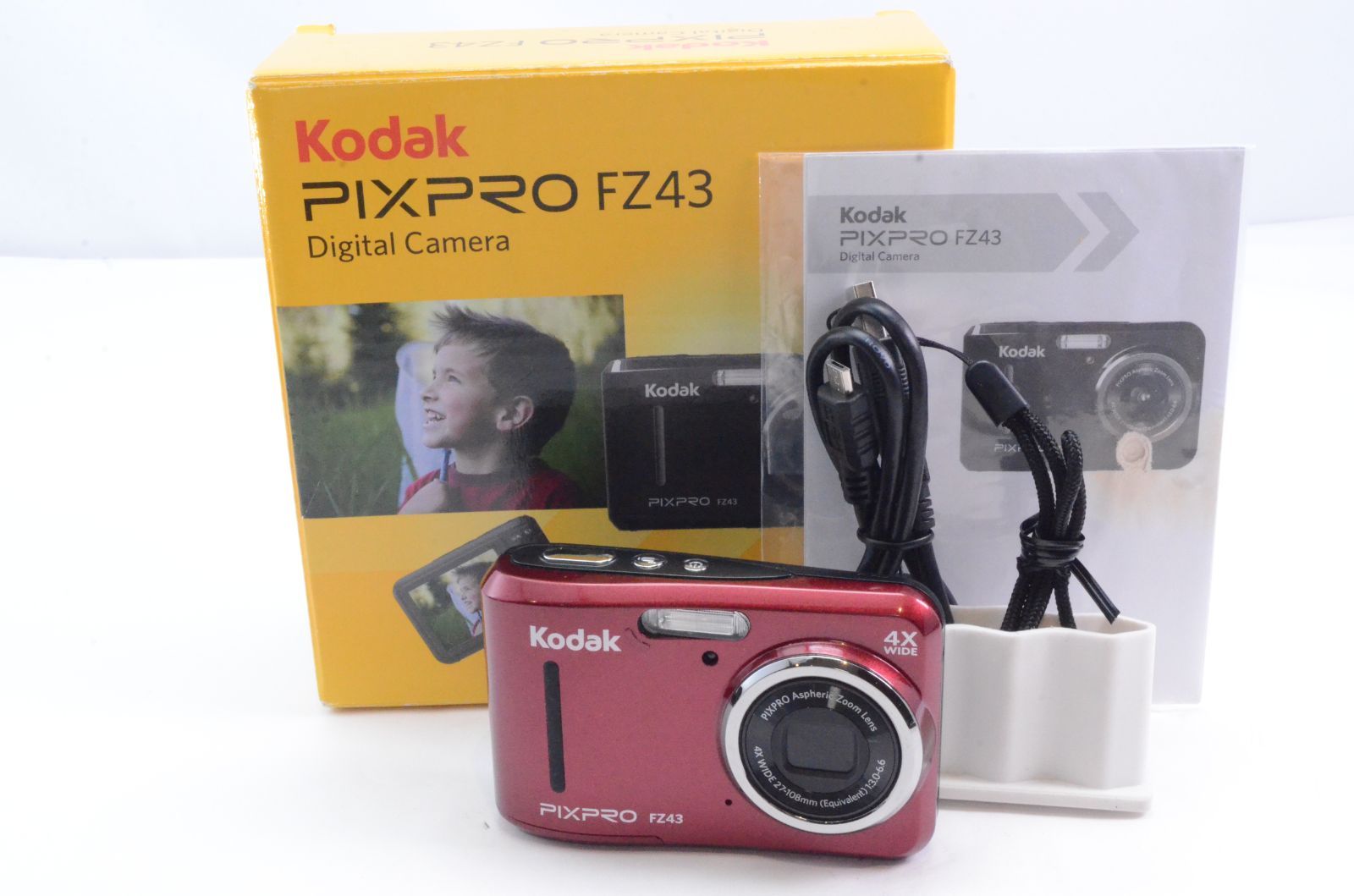 【美品】KODAK PIXPRO FZ43 レッド 完動品 KODAK PIXPRO FZ43 レッド 美品 - メルカリ