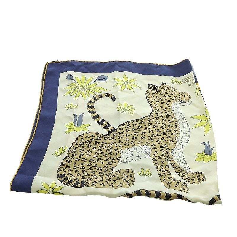 エルメス HERMES スカーフ カレ90 LES LEOPARDS MODERNES モダン