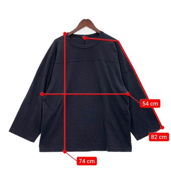 COMOLI コモリ フットボールTシャツ カットソー 長袖 X01-05005