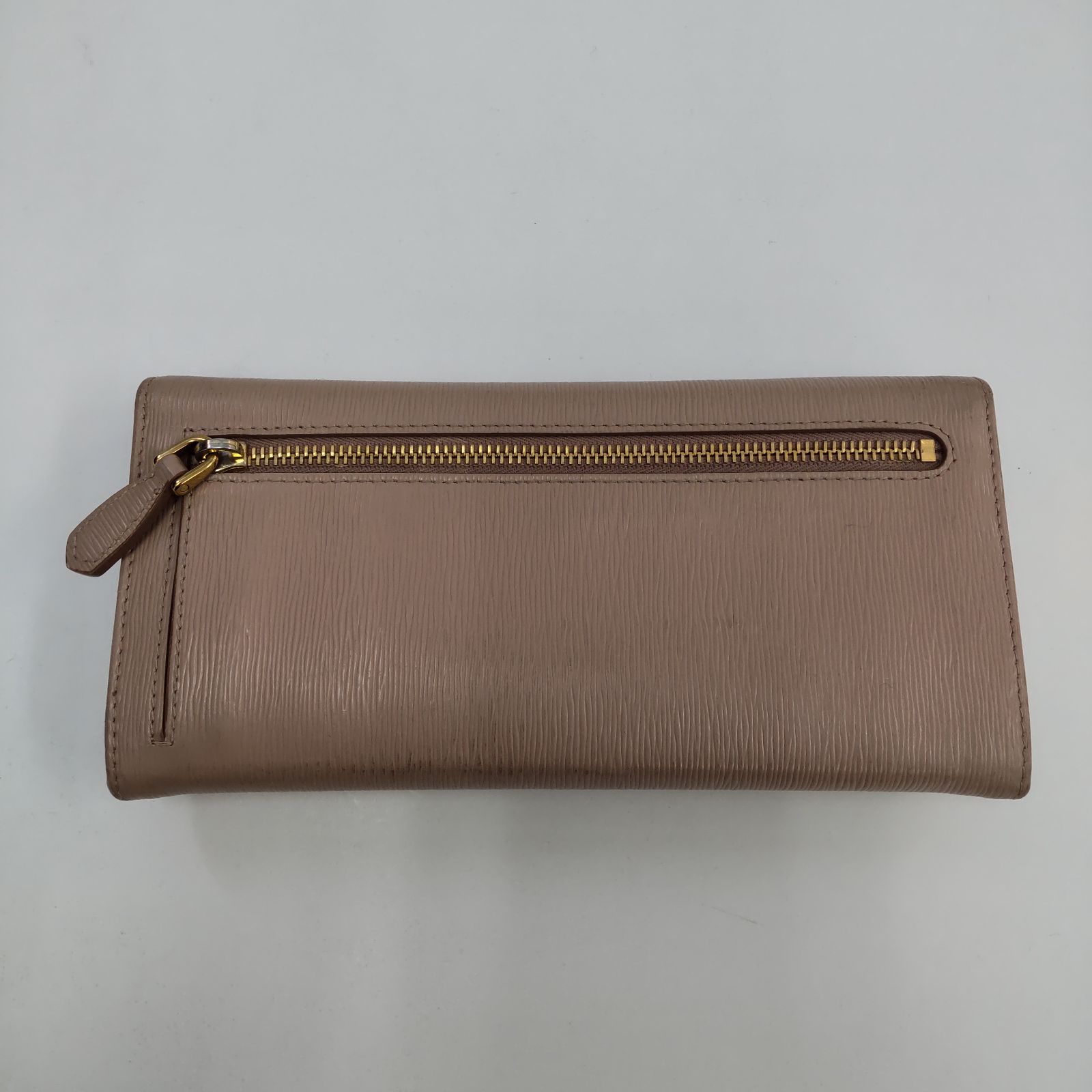 PRADA プラダ サフィアーノ 長財布 1MH132 VITELLO MOVE CAMMEO 箱付き 