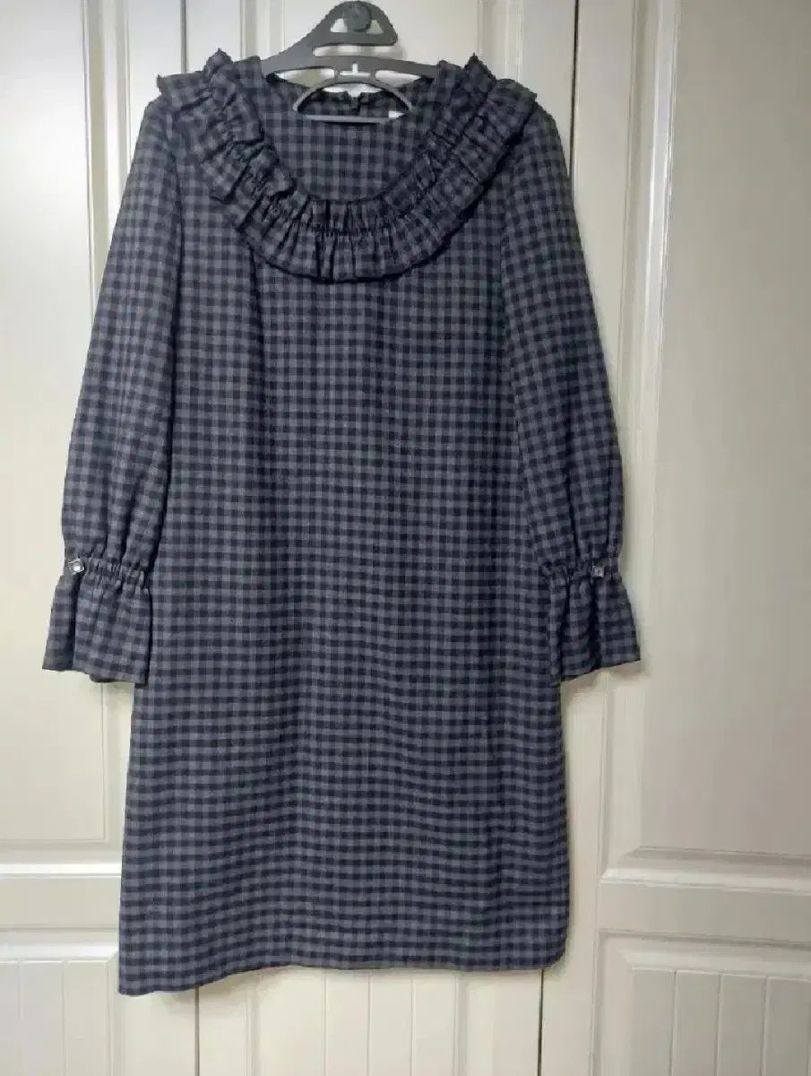 ジルスチュアート バイ JILLSTUART 春 秋 CHECK フリルワンピース 55