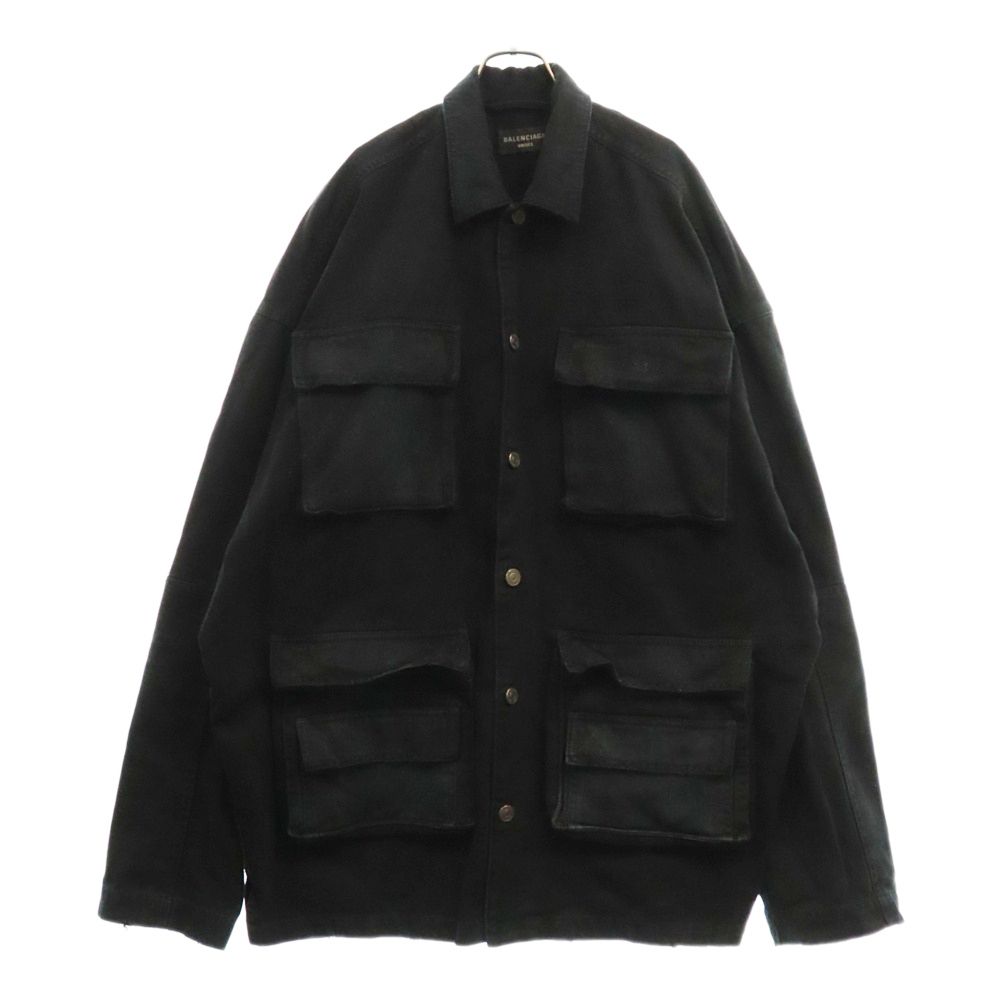 BALENCIAGA バレンシアガ ジャケット ダメージ加工 サイズ36 BALENCIAGA バレンシアガ ジャケット ダメージ加工 サイズ36