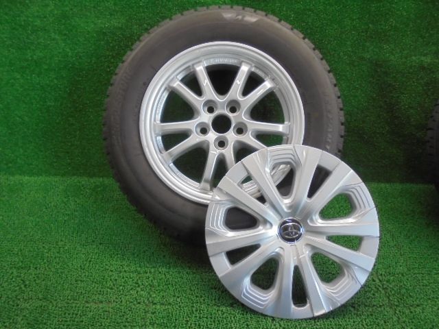 5FQ439 BBT 195 65R15 ブリヂストン ICEPARTNER2 スタッドレスタイヤ トヨタ純正 アルミホイール4本セット 製 50プリウス
