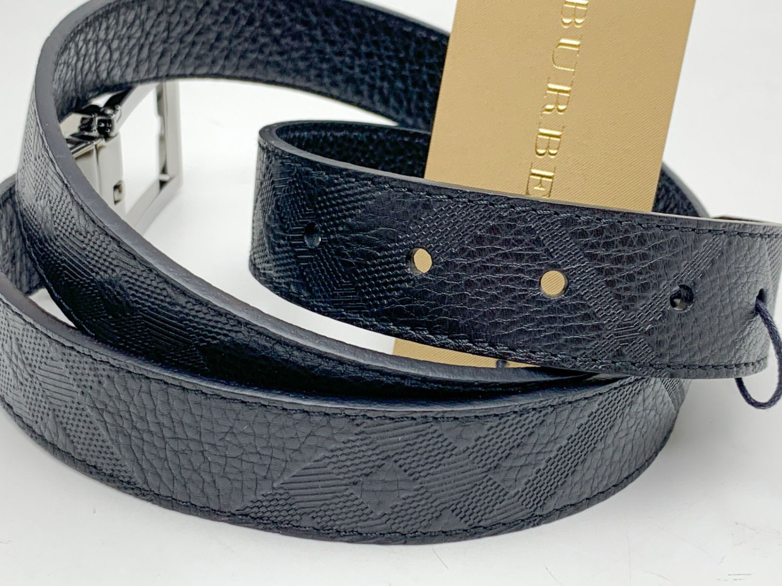 BURBERRY バーバリー 黒 ブラック ベルト ファッション 小物