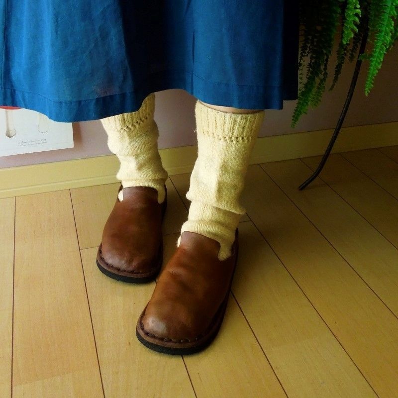 bighug oddバブーシュ●ブラウン