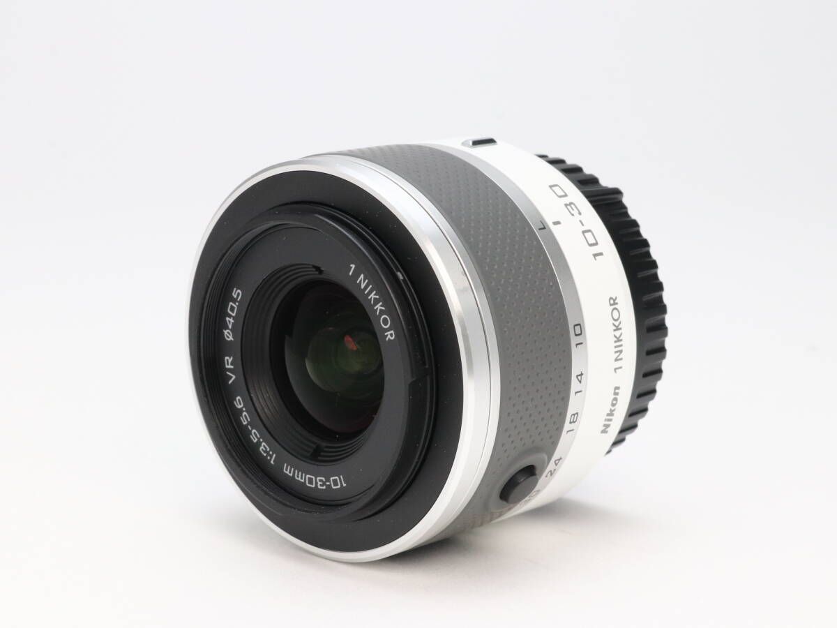 AB+ (良品) Nikon ニコン 1 NIKKOR VR 10-30mm F3.5-5.6 ホワイト 初期 