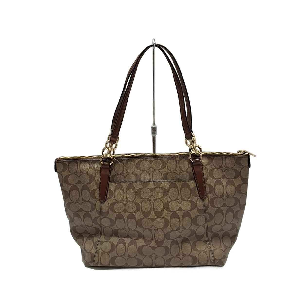 COACH(コーチ) ハンドバッグ シグネチャー柄 F58318 ベージュ