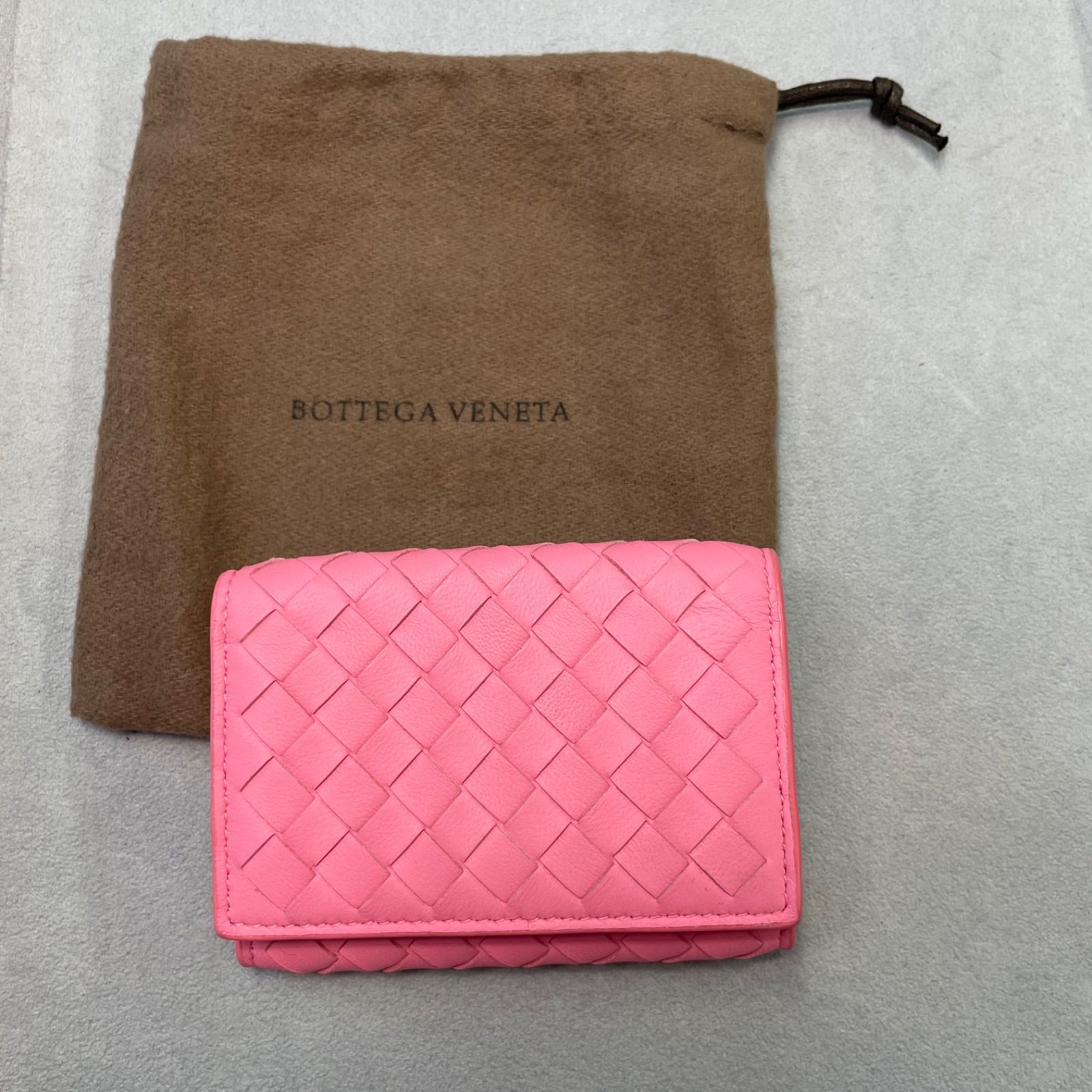 ボッテガ 厳つく ヴェネタ BOTTEGA VENETA 財布 三つ折り