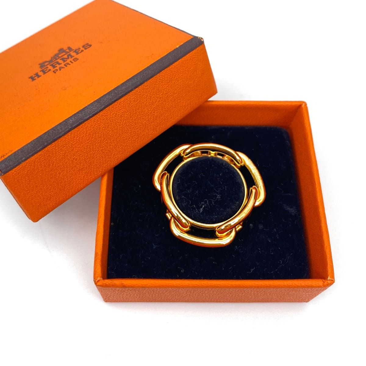 HERMES シェーヌダンクル スカーフリング ゴールド GP 9224 楽天市場】エルメス HERMES シェーヌダンクル スカーフリング
