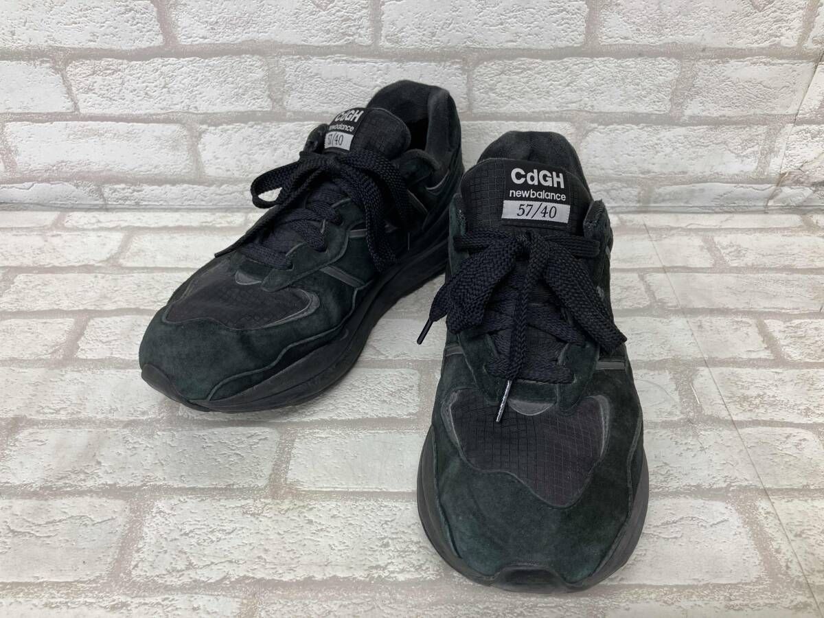 new balance × Comme des Garcons HOMME 21年 M5740GH ニューバランス コムデギャルソン GOE-TEX スニーカー ブラック 27cm