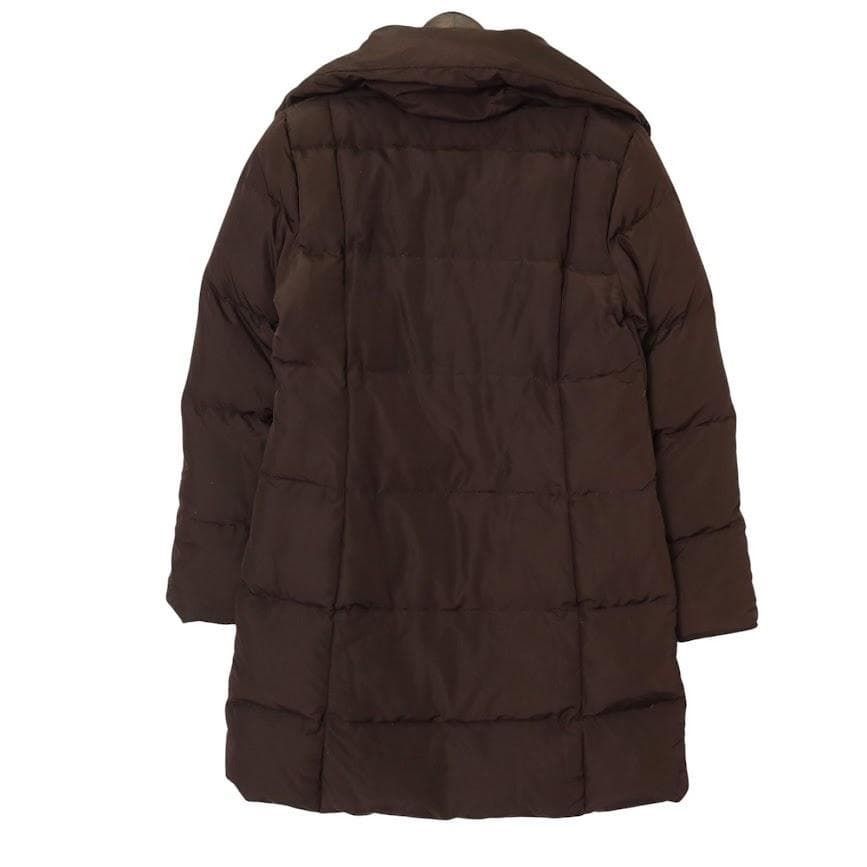 マックスマーラウィークエンド　ダウンコート ロング丈　フード付き　ブラウン　40 WEEKEND MAX MARA ウィークエンドマックスマーラ ダウンコート ロング