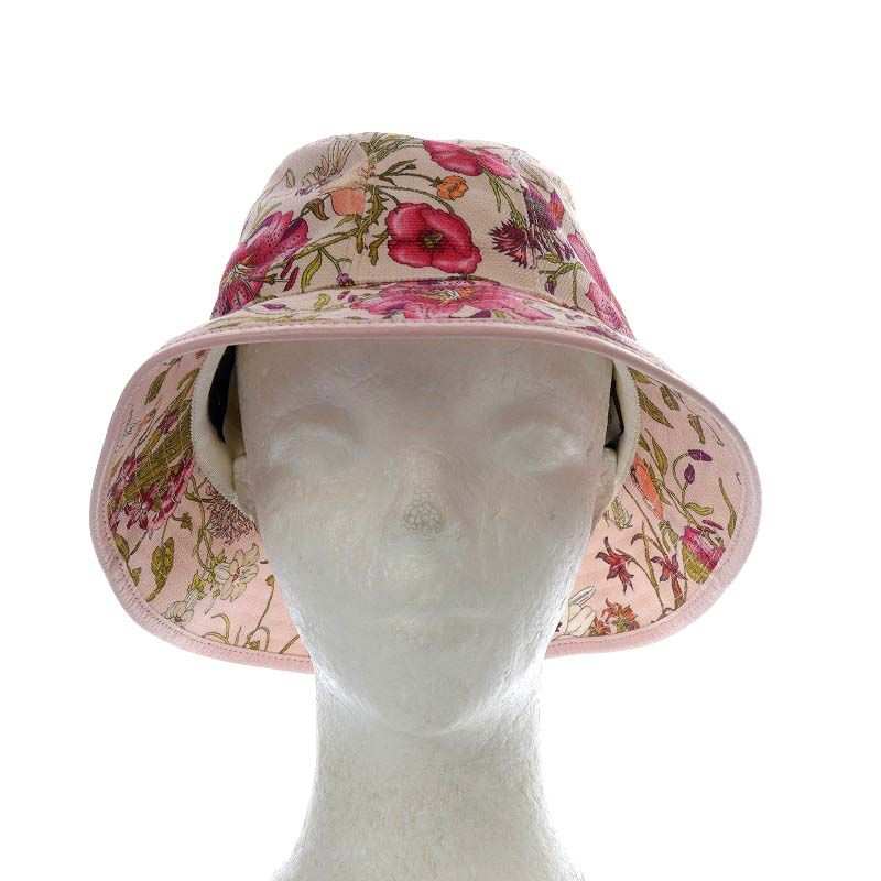 GUCCI GGキャンバス バケットハット ピンク　M サイズ 名東】【GUCCI】グッチXアディダス GG バケットハット 帽子