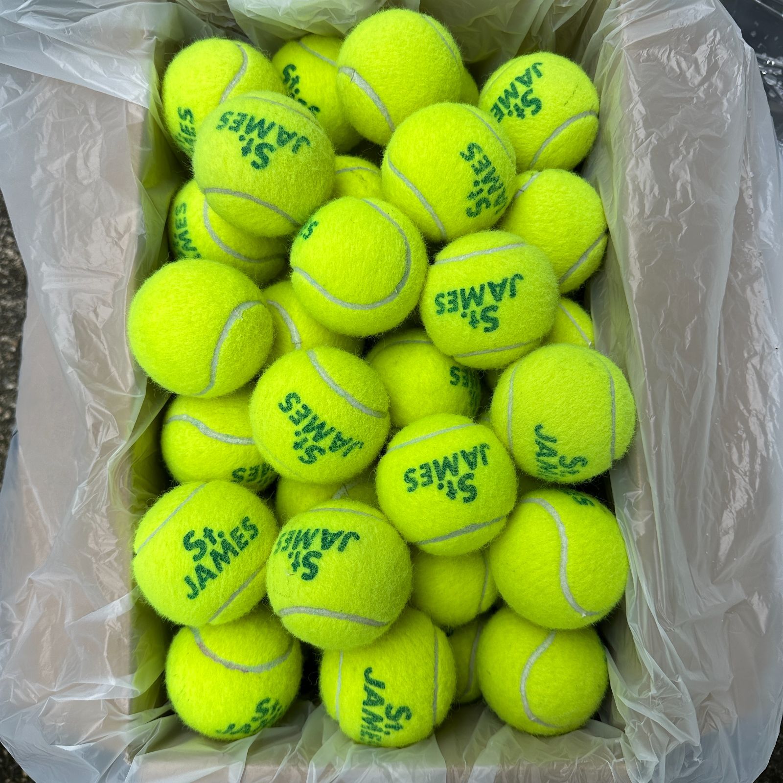 セントジェームズ St.JAMES 中古 テニスボール 100球 オムニ使用 ①