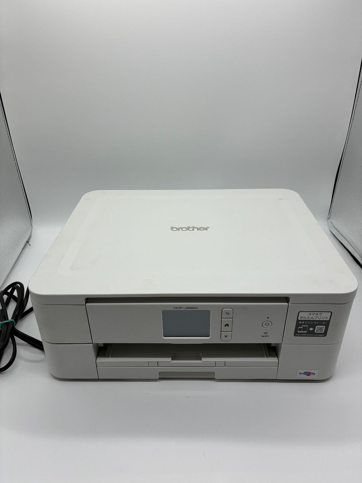 【ブラザー A4複合機】DCP-J582N｜通電・パネル・印刷操作動作問題なし ブラザー A4複合機】DCP-J582N｜インクなし｜通電・パネル操作のみ確認済み