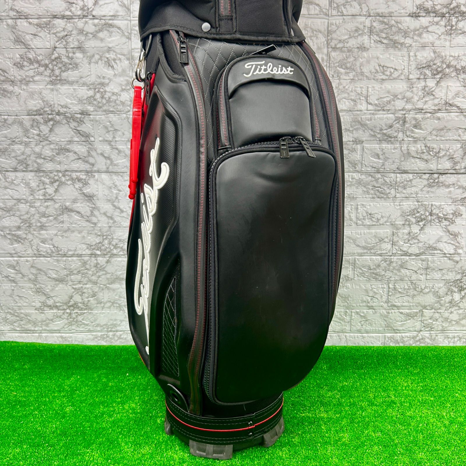良品】Titleist タイトリスト キャディバッグ TB9SF-BK 9.5型 4.5kg 