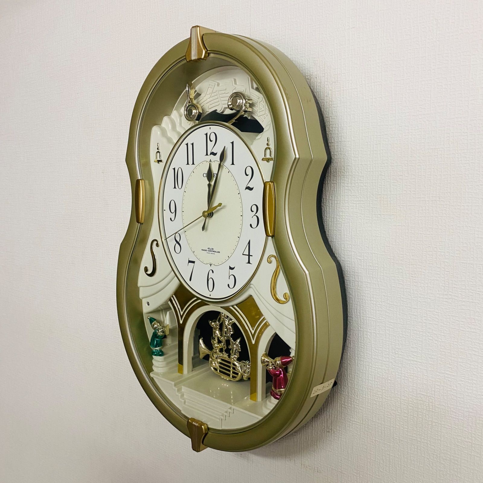 ★CITIZEN メロディ電波壁掛け時計 パルミューズコンチェル　4MN496★ CITIZEN メロディ電波壁掛け時計 パルミューズコンチェル - メルカリ