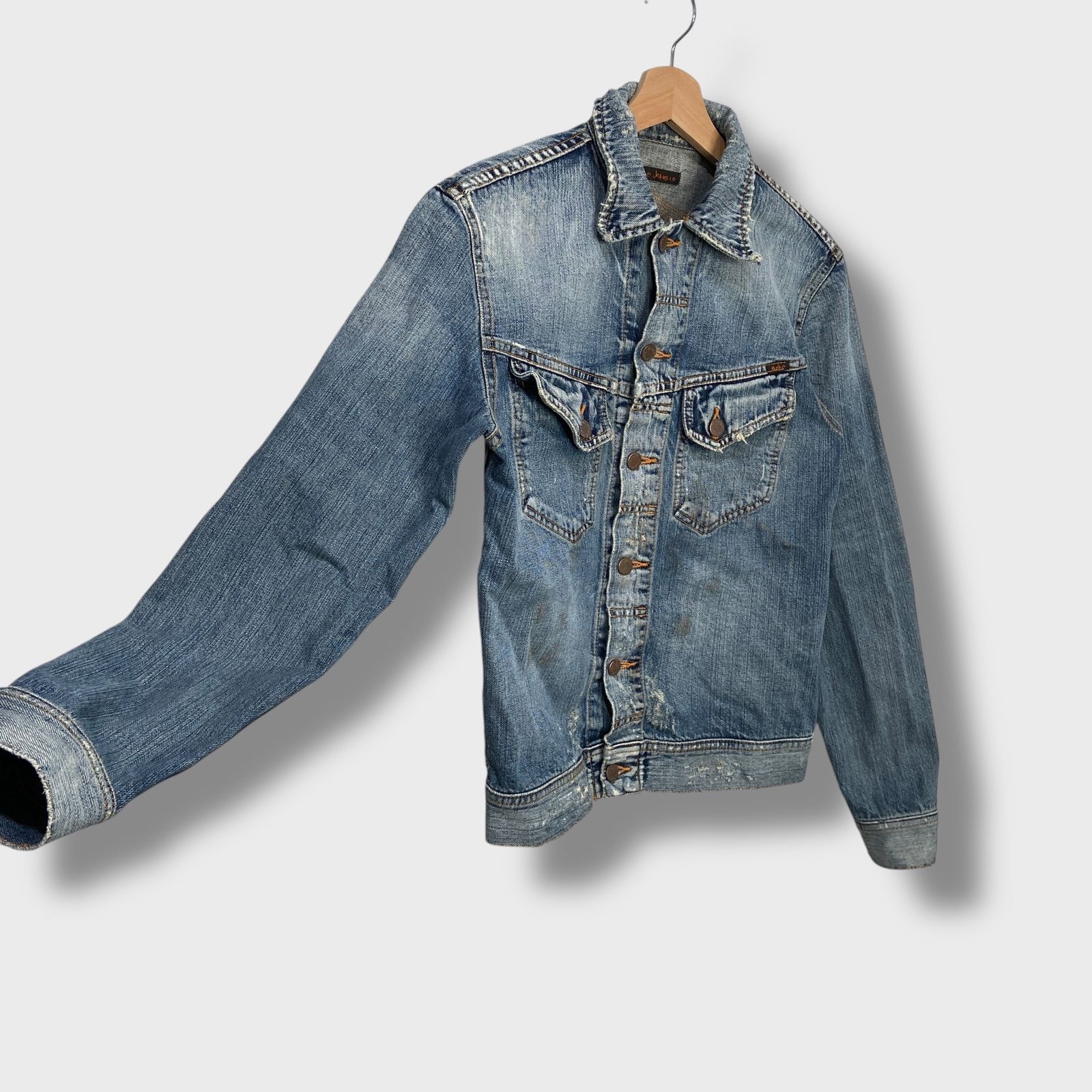 nudie jeans コーティングジャケット/ヌーディージーンズ/デニム/Gジ Nudie Jeans ヌーディージーンズ 日本限定モデル NudieJean