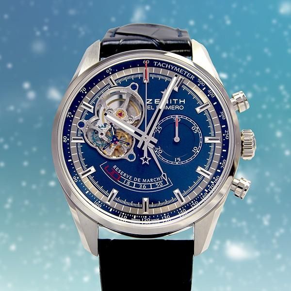 ZENITH ゼニス エル・プリメロ　クロノマスター　パワーリザーブ  シャルル・ベルモ　限定モデル　03.2085.4021/51.C700