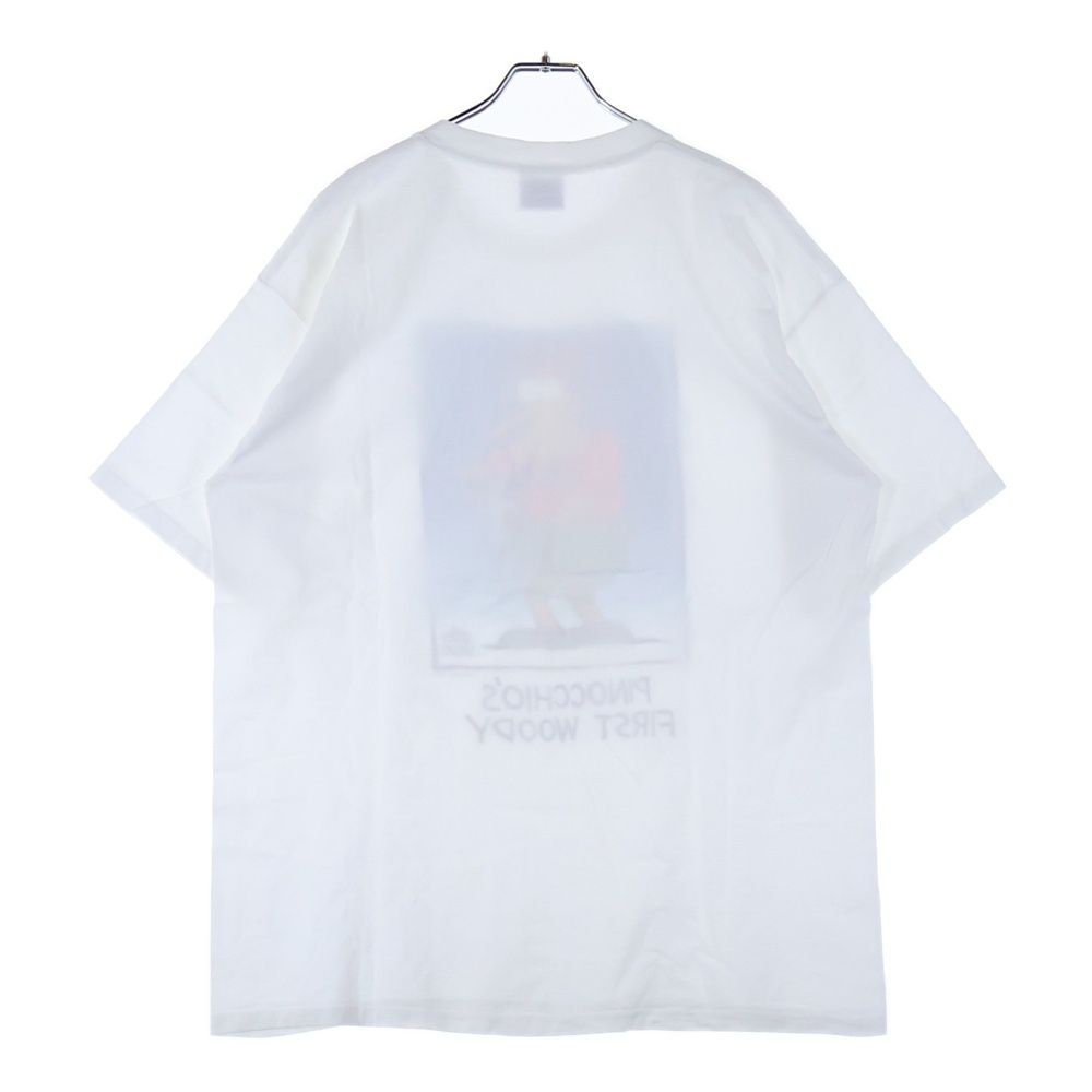 VINTAGE ヴィンテージ 90ー00s Mike Geters Pinocchio TEE ピノキオ フロントプリント半袖Tシャツ カットソー ホワイト