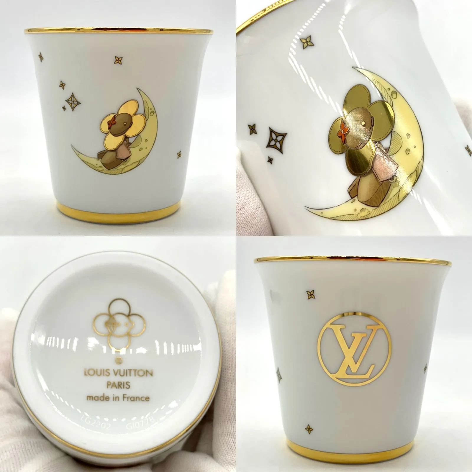 ▽【未使用品】LOUIS VUITTON/ルイ・ヴィトン セット 2カップ & 2 