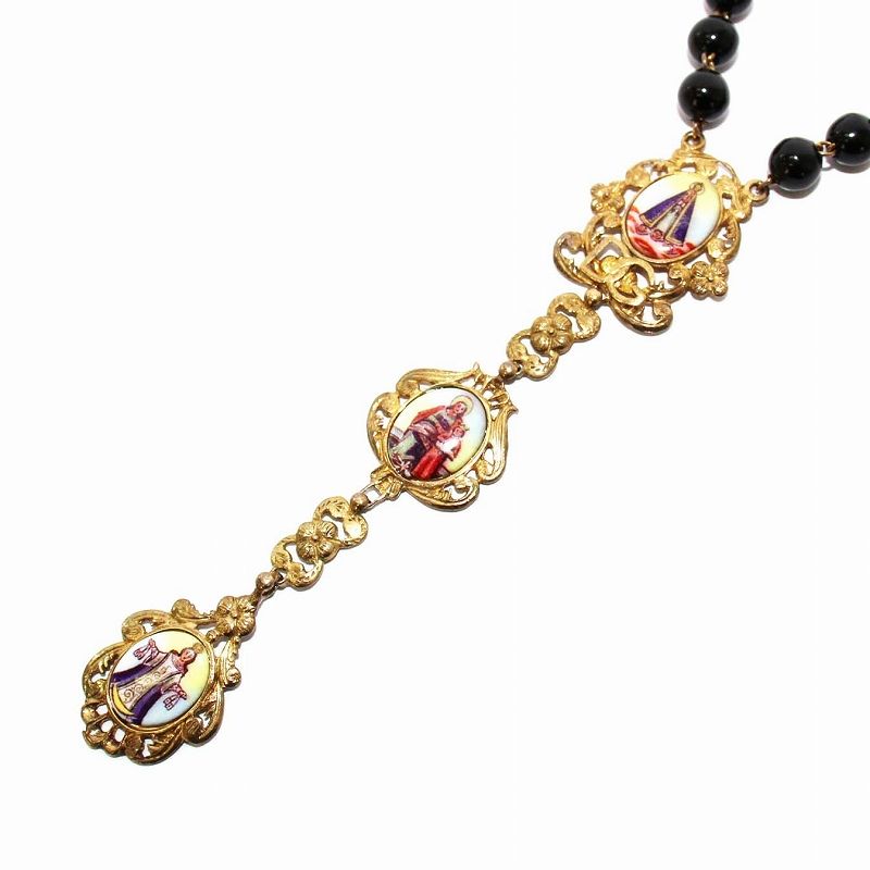 ドルチェ&ガッバーナ ドルガバ DOLCE&GABBANA ロザリオ ブラック