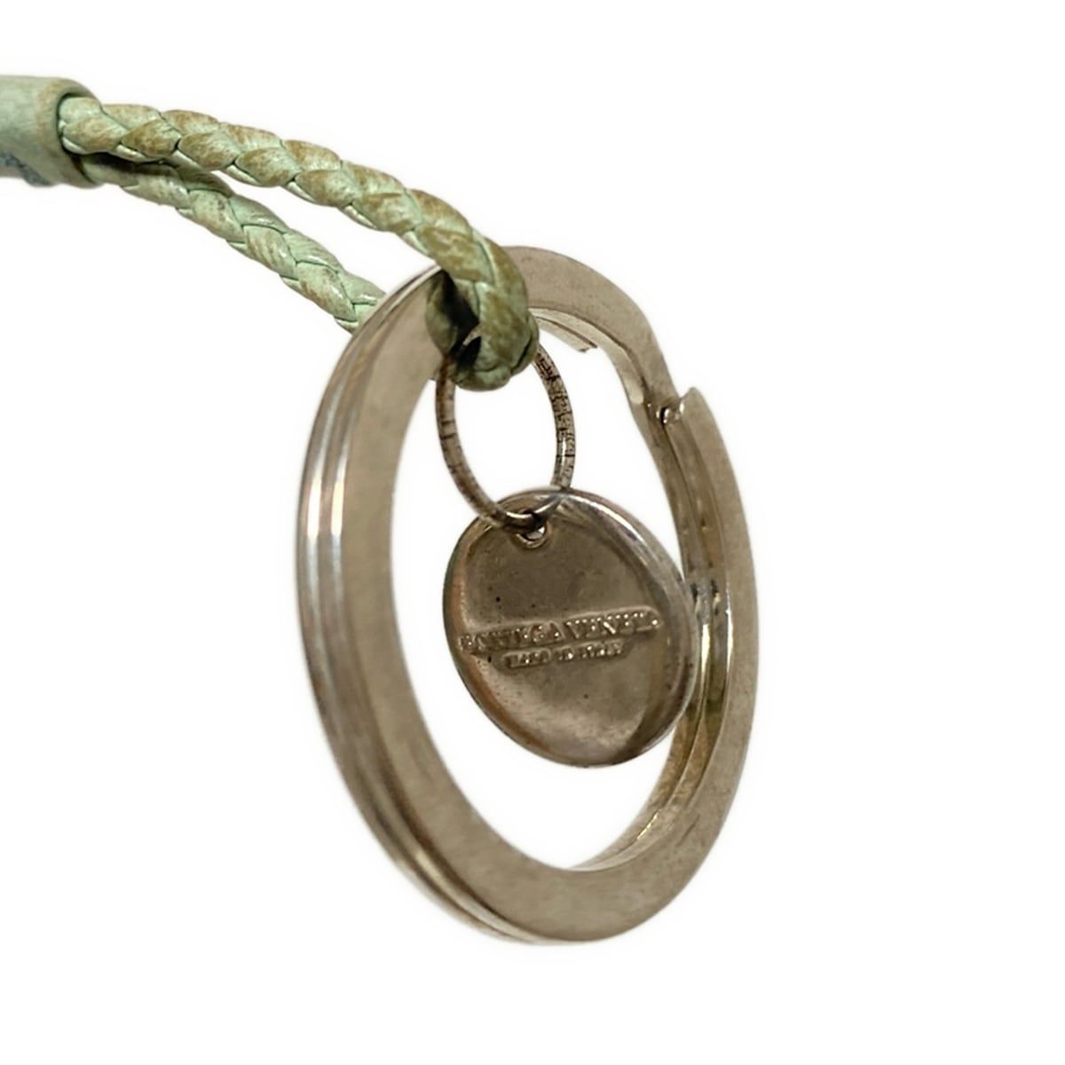 ボッテガ キーリング バッグチャーム シルバー トライアングル