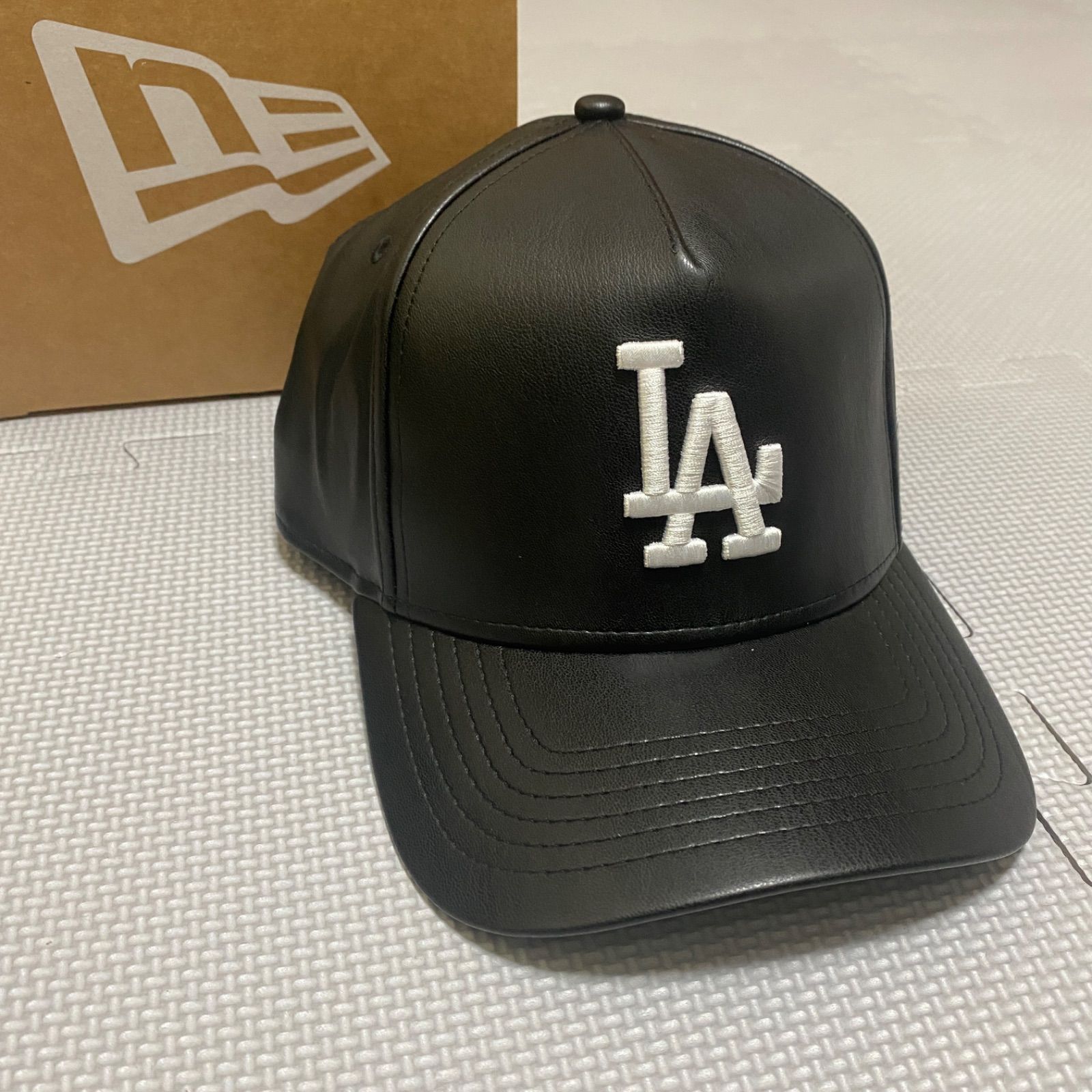 ニューエラ ロサンゼルスドジャース Leather ストラップバック