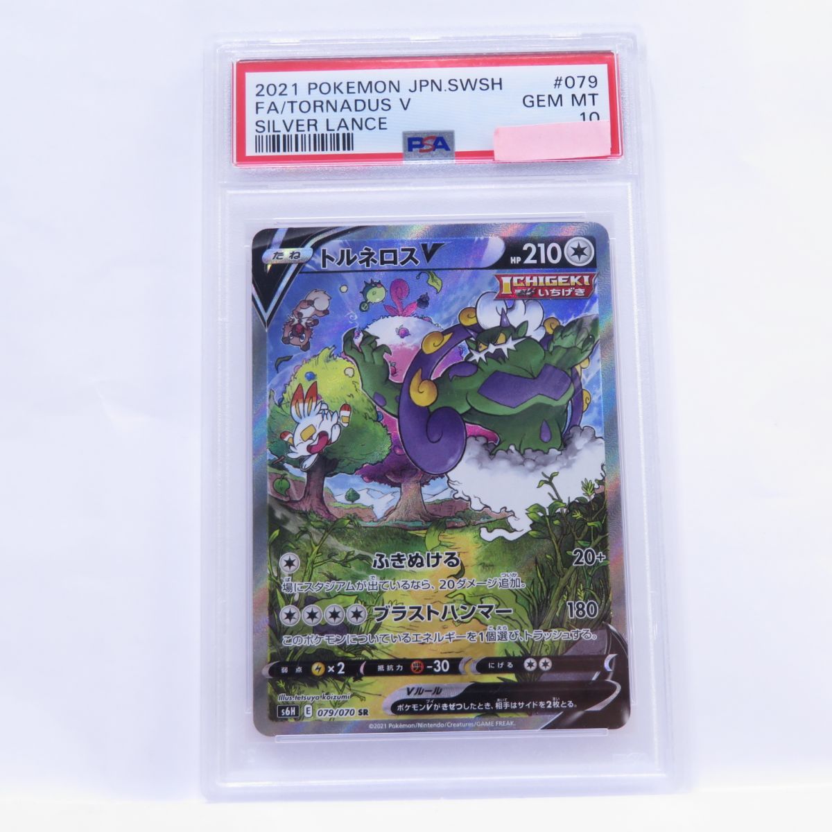 PSA10】ポケモンカード トルネロスV s6H 079/070 SR 鑑定品